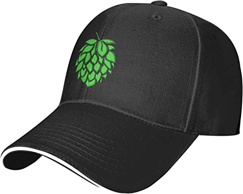 XVBCDFG Bier Hopfen verstellbare Sandwich Bill Hut Baseball Cap Trucker Cap von XVBCDFG