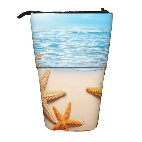 XVBCDFG Teleskop Federmäppchen Schreibwaren Fall für Büro Schmetterling Stehende Bleistifttasche Pop Up Bleistifthalter Stifthalter für Urlaub Geschenk Stand-Up Organizer Retractable Pencil Pouch, 3d von XVBCDFG