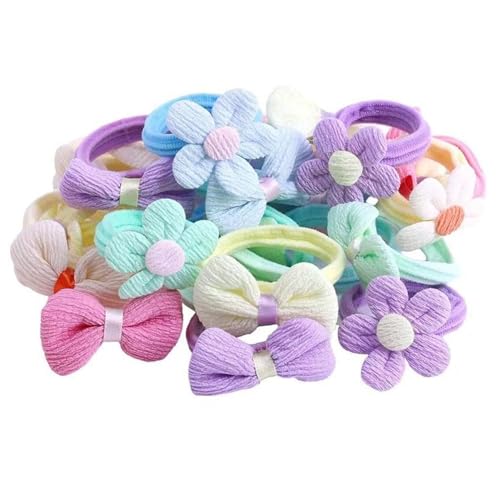 24pcs Kinder Haare Bindungen bunte niedliche Blumen- und Bogen elastische Kleinkindhaarbindungen Kein Schaden Verrückte für kleine Mädchen, Mischen Stile und Farben. 24pcs Kinder Haare Bindungen bunte niedliche Blumen- und Bogen elastische Kleinkindhaarbindungen Kein Schaden Verrückte für kleine Mädchen, Mischen Stile und Farben. von XVHOAB