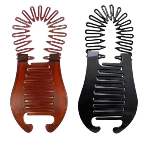 2pcs Bananenclip, modische Kunststoff ineinandergreifende weiche Beule -Bananen -Haarklammern für Frauen, die Pferdeschwanz -Styling -Werkzeuge erleiden. 2pcs Bananenclip, modische Kunststoff ineinandergreifende weiche Beule -Bananen -Haarklammern für Frauen, die Pferdeschwanz -Styling -Werkzeuge erleiden. von XVHOAB