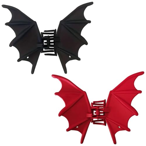 2pcs Fledermaus Haarclip Lustige Fledermausklauenclip Nicht -Slip -Kunststoff -Haarzubehör für Frauen und Mädchen 4.1x3, 2 Zoll 2pcs Fledermaus Haarclip Lustige Fledermausklauenclip Nicht -Slip -Kunststoff -Haarzubehör für Frauen und Mädchen 4.1x3, 2 Zoll von XVHOAB