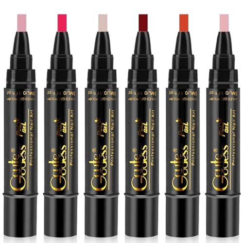 6Pcs Nail Polish Pens 3 in 1 Quick Dry Portable Gel Nail Pens Polish Easy Apply for Home and Professional Manicure 6Pcs Nail Polish Pens 3 in 1 Quick Dry Portable Gel Nail Pens Polish Easy Apply for Home and Professional Manicure von XVHOAB