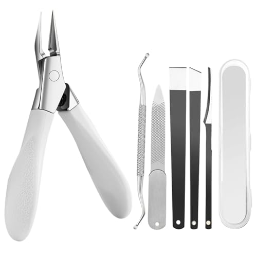 7pcs Nagelkit Edelstahl Nagelpflege Kit mit Aufbewahrungsbox Professionell Easy Grip ToeNail Clippers für Frauen Männer 7pcs Nagelkit Edelstahl Nagelpflege Kit mit Aufbewahrungsbox Professionell Easy Grip ToeNail Clippers für Frauen Männer von XVHOAB