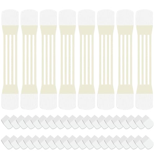 8pcs Halsliftband elastischer atmungsaktives Faltenfalten Halsstreifen mit 40 Klebstoffpolstern Selbstklebend hautfreundliches Faceling-Klebeband für Frauen, Hautfarbe 8pcs Halsliftband elastischer atmungsaktives Faltenfalten Halsstreifen mit 40 Klebstoffpolstern Selbstklebend hautfreundliches Faceling-Klebeband für Frauen, Hautfarbe von XVHOAB