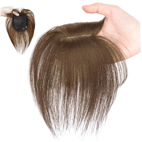 Haaropper für Frauen 10 hellbrauner Haartopper mit Haarnetz Straight Nature aussehend für tägliche, Cosplay, Datum .. von XVHOAB