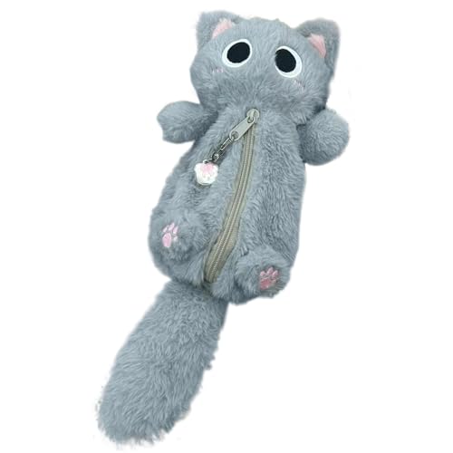 XVHOAB Kawaii Bleistift Beutel große Kapazität Süßes Katzenstiftbeutel Beutel Fluffy Plush Case mit Reißverschluss Tierkoffer für Schulbürovorräte XVHOAB Kawaii Bleistift Beutel große Kapazität Süßes Katzenstiftbeutel Beutel Fluffy Plush Case mit Reißverschluss Tierkoffer für Schulbürovorräte von XVHOAB