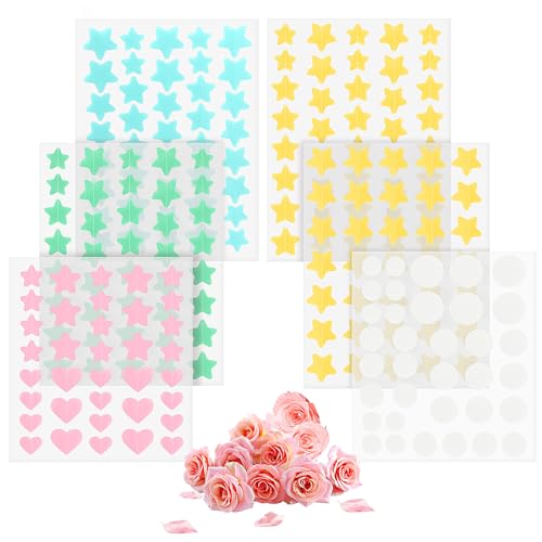 226 Stück Pickel Patch Sterne und Runde Pimple Patches, Pickel Patches mit Teebaumöl + Salicylsäure + Centella für Akneflecken Pickel Whiteheads Grün Pickel(Mehrfarbig) von XWCHASA