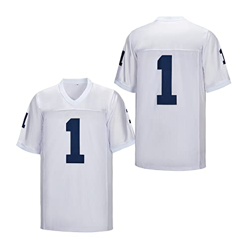 XWEARE Herren #11 No Name Fußball Trikot #1#26#31 weiß genäht, 1Weiß, Mittel XWEARE Herren #11 No Name Fußball Trikot #1#26#31 weiß genäht, 1Weiß, Mittel von XWEARE