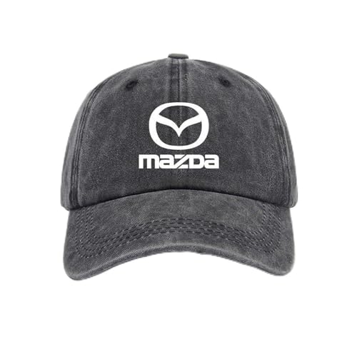 Auto Baseballkappe, für Mazda CX-5 KF 2017-2019 2020 2021 2022 2023 UV-Schutz Herren und Damen Baseballkappe Sport Basecap verstellbaren Baseballkappe,A von XWSBUDE