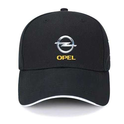 Auto Baseballkappe, für Opel Combo Tour D/Life E XL 2010-2024 UV-Schutz Herren und Damen Baseballkappe Sport Basecap verstellbaren Baseballkappe,A von XWSBUDE