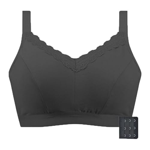 XWSM Mastektomie-BHS Mit Taschen for Prothesen Stütz Sport BH Kabelloses Unterwäsche Top Nach Operationen Fitnessstudio Yoga Alltag (Color : Black, Size : 40/90A) von XWSM