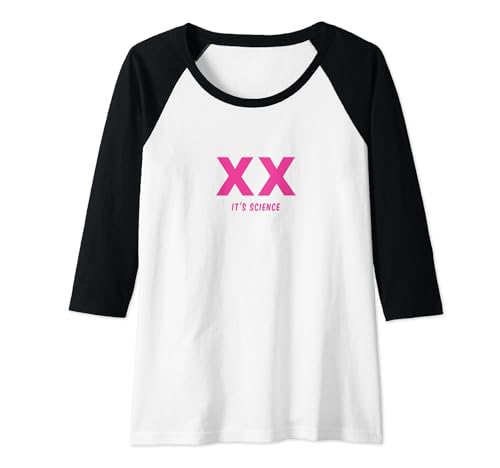 Damen XX weibliche Chromosomen, es ist Wissenschaft und Fakten Raglan Damen XX weibliche Chromosomen, es ist Wissenschaft und Fakten Raglan von XX and XY Male & Female Chromosomes Science Facts