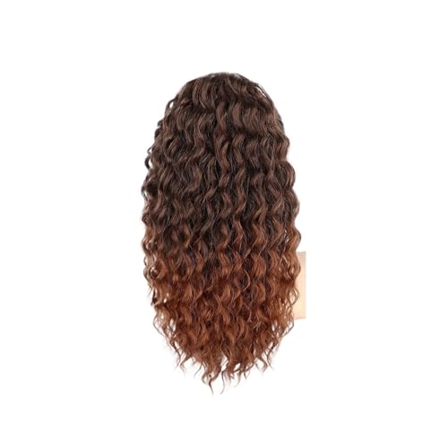 Ponytail Extension Synthetische lange Pferdeschwanzverlängerung mit Kordelzug for Frauen, Afro, lockig, flauschig, Pferdeschwanz, Haarteile for den täglichen Gebrauch Pferdeschwanz(T1B-30) von XXAD553TY