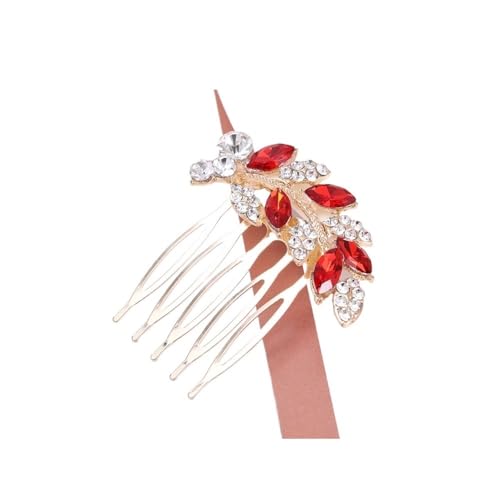 Haarnadeln mit Kristallblättern, Kämme für Damen, Brautschmuck, Hochzeit, Haarschmuck, Strass, Party-Haarnadel, Kopfschmuck (Stil 04) von XXCLW