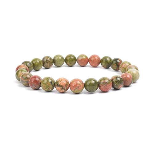 XXCLW 2 Stück Naturstein-Perlenarmband für Damen und Herren, Amethyst, Kristall, Quarz, Aquamarine, Jade, Schmuck, Achat, elastischer Armreif, Armbänder, Einheitsgröße, Achat XXCLW 2 Stück Naturstein-Perlenarmband für Damen und Herren, Amethyst, Kristall, Quarz, Aquamarine, Jade, Schmuck, Achat, elastischer Armreif, Armbänder, Einheitsgröße, Achat von XXCLW