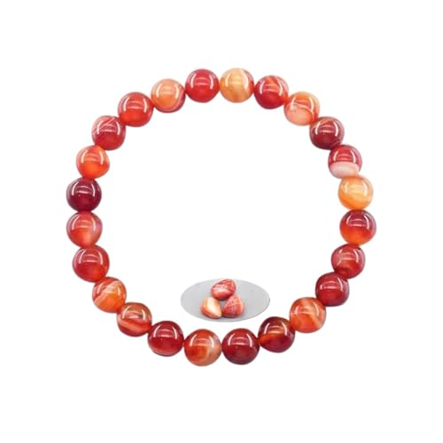 XXCLW 8 mm Naturstein-Perlenarmbänder für Damen und Herren, bringen Reichtum, Liebe, Energie, Schutz, Kristallperlen, Armbänder, Meditationsschmuck, Einheitsgröße, Achat XXCLW 8 mm Naturstein-Perlenarmbänder für Damen und Herren, bringen Reichtum, Liebe, Energie, Schutz, Kristallperlen, Armbänder, Meditationsschmuck, Einheitsgröße, Achat von XXCLW