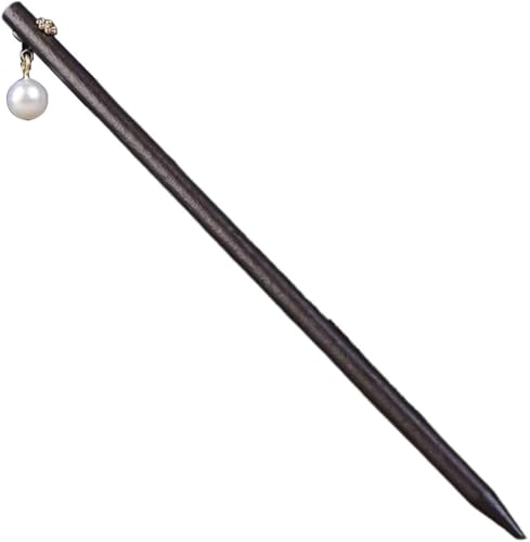 Chinesische Haarstäbchen, Haarstäbchen for Frauen, Haarstäbchen, 2 Stück, hölzerne Haarstäbchen, Perlen-dekorative Haarstäbchen for Frauen, Haar-Accessoires, chinesischer klassischer Stil(Style 1) von XXJYOPHQ