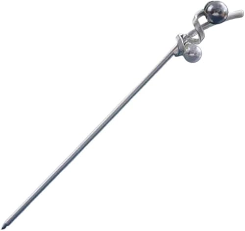 Chinesische Haarstäbchen, Haarstäbchen for Frauen, Haarstäbchen, runde Perlen, dekorative einfache Haarstäbchen for Brötchen, elegant(Silver) von XXJYOPHQ