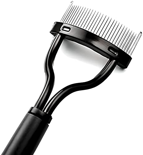 Wimperntrenner Wimpernkamm mit Edelstahl-Ende, Wimpernbürstchen mit Metall Kamm, löst Mascara-Klümpchen, ideal für Wimpernverlängerungen von XXL Lashes