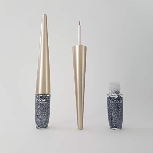 Glitter Eyeliner in gold und silber für das festliche Schimmer-Make-up Farbe silber von XXL Lashes