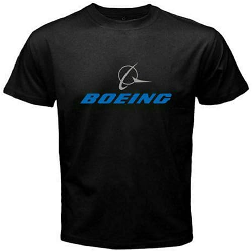 Men's Boeing Aircraft Logo Airplane T-Shirt Black XL Men's Boeing Aircraft Logo Airplane T-Shirt Black XL von XXRR FASHION