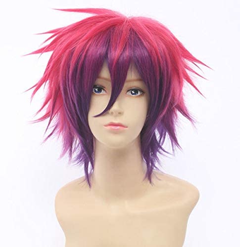 Anime Perücke No Game No Life Sora Cosplay Wig Multi-color Short Fluffy Layered Heat Resistant Synthetic Hair Cosplay Perücke Anime Perücke No Game No Life Sora Cosplay Wig Multi-color Short Fluffy Layered Heat Resistant Synthetic Hair Cosplay Perücke von XXSLY