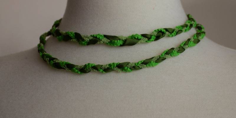 Grün Geflochtenes Halsband Grün Geflochtenes Halsband von XXXavia