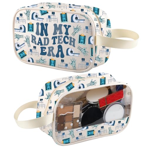 Kosmetiktasche mit Aufschrift "In My Rad Tech Era", Rad-Tech-Geschenk, Radiologie-Tech-Geschenk, Radiologie-Techniker, Kosmetiktasche, RAD TECH ERA t-m, modisch von XYANFA