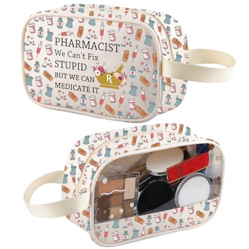 XYANFA Apotheker-Make-up-Tasche, Dankeschön-Geschenk für Apotheker, Apotheker, Tech, Segeltuch, Geschenk zum Schulabschluss, Geschenk für Sie, We Can't Fix t-m, Large, modisch von XYANFA