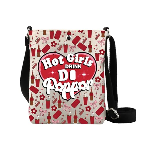 XYANFA Dipepp Drink Crossbody Bag Trinkliebhaber Geschenk Geldbörse Umhängetasche für Trinker, Hot Cb von XYANFA