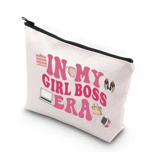 XYANFA Girl Boss Make-up-Tasche Boss Lady Geschenk Boss Lady Wertschätzung Geschenke Boss Day Geschenk In My Girl Boss Era Boss Lady Kosmetiktasche, MÄDCHEN BOSS ÄRA, modisch von XYANFA