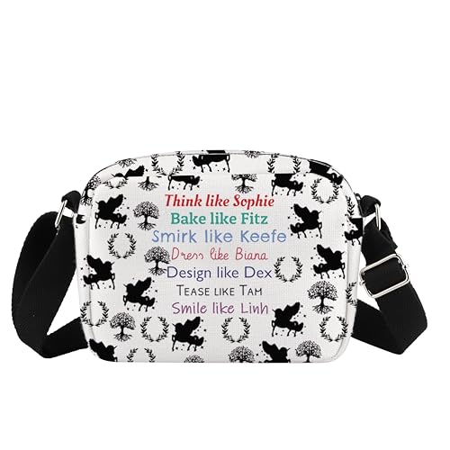 XYANFA KOTLC Gifts KOTLC Umhängetasche für Fans Geschenk Buchgeschenk Merch KOTLC Reader Kosmetiktasche, Think Like Sopphie Große Umhängetasche, modisch von XYANFA