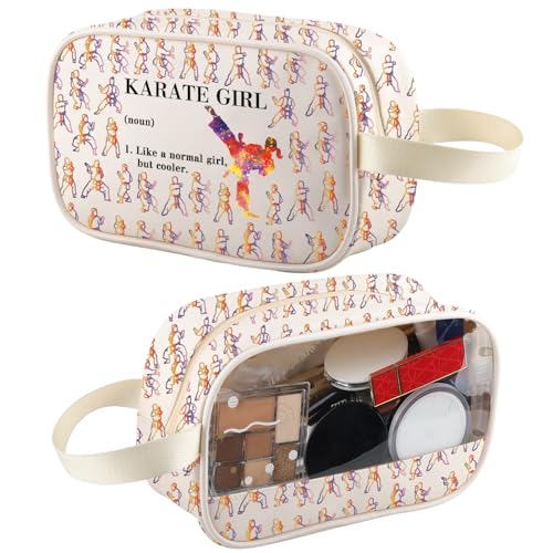 XYANFA Karate Make-up-Tasche – Kampfsport-Geschenke für Mädchen, Karate t-m, modisch von XYANFA