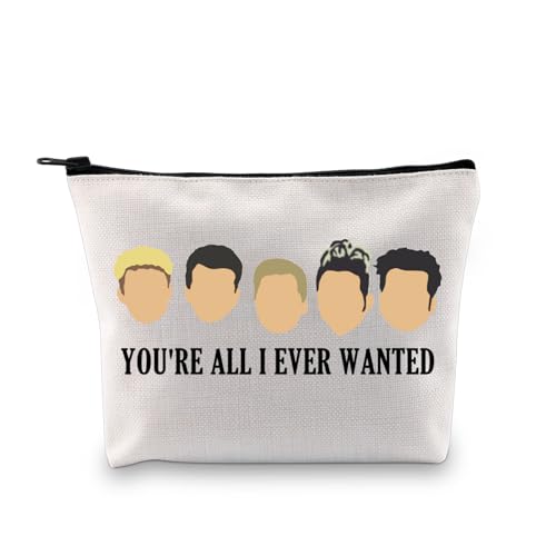 XYANFA Kosmetiktasche für Musikband, Sänger, für Jungen, Band-Fans, Geschenk für Musikliebhaber, Geschenk für Frauen, Jungen, Band-Thema, Reißverschlusstasche, Alles, was ich jemals wollte, modisch von XYANFA