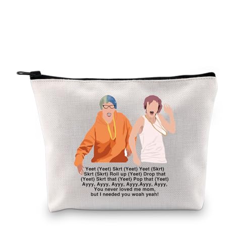 XYANFA SNL Yeet Make-up-Kosmetiktasche mit Timmothee und Haustier, Yeet Skrt Rock, Fans, Geschenk für Damen, Snl-Thema, Reißverschlusstasche, Yeet, modisch von XYANFA