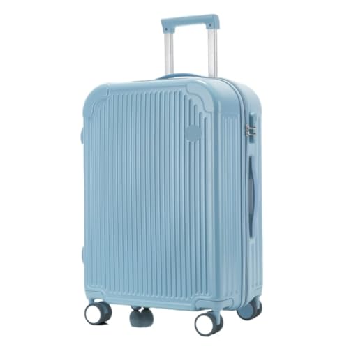 XYGQYJ Koffer Empfohlener Koffer for Männer und Frauen, robuster und langlebiger Trolley-Koffer, leiser Rollkoffer for Einsteigen Koffer Hartschale(Blue,28IN) von XYGQYJ