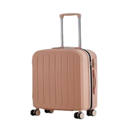XYGQYJ Koffer Gepäck Damen Klein Leicht 20 Zoll Student Ins Neue Passwortbox 26 Gepäck Trolley Box Trend 24 Koffer Hartschale(Pink,20in) von XYGQYJ