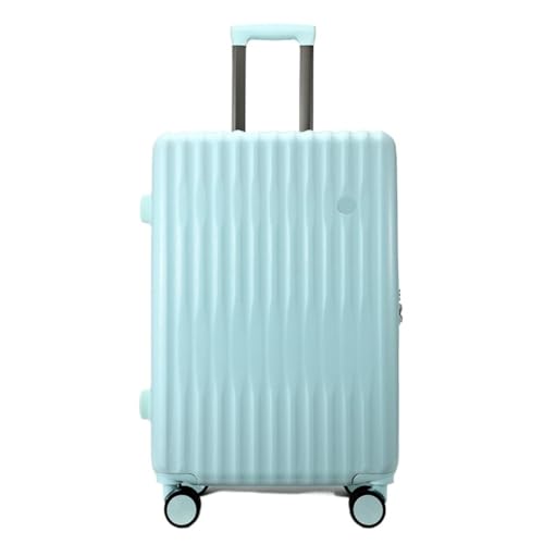 XYGQYJ Koffer Gepäck-Koffer for Männer und Frauen, Boarding-Trolley-Koffer, leicht, geräuschlos, Neuer Passwort-Koffer for Herren Koffer Hartschale(Blue,20in) von XYGQYJ