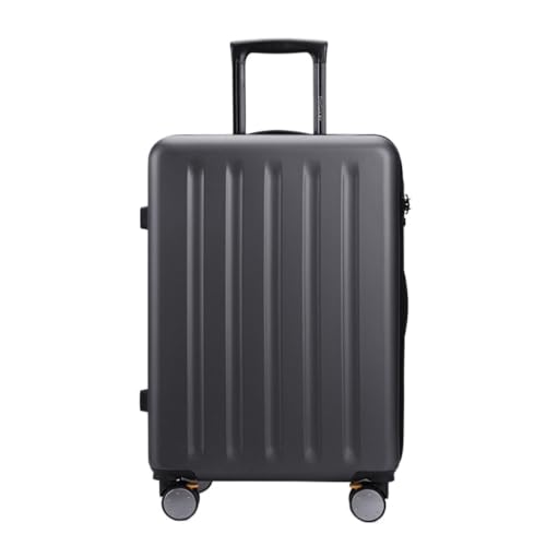 XYGQYJ Koffer Neuer Koffer Boarding Code Box Koffer Ins Mode Leder Koffer Trolley Koffer for Männer und Frauen Koffer Hartschale(Gray) von XYGQYJ