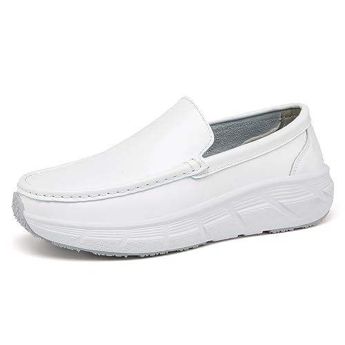 XYHAOAI Leicht Bequeme Krankenschwester Schuhe Kochschuhe Herren Damen rutschfeste Küchen Arbeitsschuhe Wasserfeste Koch Schuhe Männer Frauen Laufsohle Non-Slip,1121,48 EU von XYHAOAI