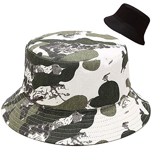 XYIYI Camo Reversibel Fischerhüte Anglerhut Sonnenhut Für Damen Mädchen von XYIYI