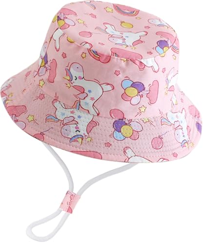 XYIYI Unisex Baby Kleinkind Pferd Luftballons Sonnenhut Kinder für 4-8 Jahre Jungen Mädchen von XYIYI