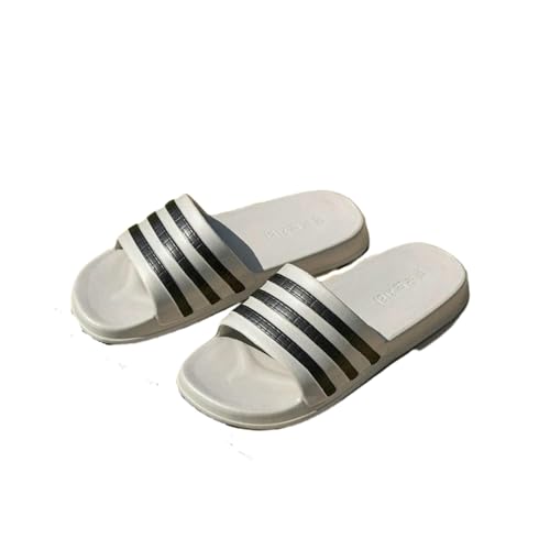 XYNM Flache Damen-Sommer-Eva-Hausschuhe für den Strand, modische Outdoor-Sandalen, Paar, Zuhause, Badezimmer, grau, 44/45 EU XYNM Flache Damen-Sommer-Eva-Hausschuhe für den Strand, modische Outdoor-Sandalen, Paar, Zuhause, Badezimmer, grau, 44/45 EU von XYNM