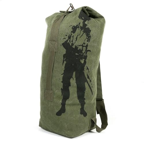 XYNM Handtasche Militärstil -Duffel -einfach Die Beste 2 Gurt -top -Ladung XLarge Duffel Auf Dem Markt -Taktische Ausrüstung Zum Schlafsaal -Summer -Camp Oder Wäschebag Rucksack Herren -Reisetasche von XYNM