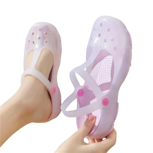 XYNM Hausschuhe Sommer Neue Frauen Sandalen Nicht-Slip Weich-Soled-gelee-Sandalen Täglich Schlupf Clogs Freizeitschuhe Mode Druckstrand von XYNM