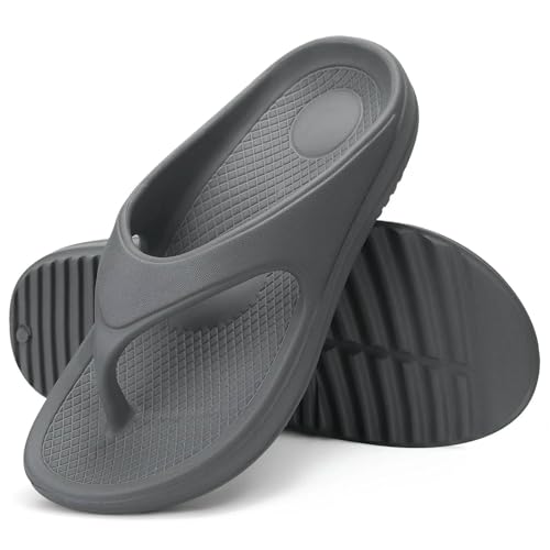 XYNM Orthopädische Sandalen für Damen, Flip-Flops mit Fußgewölbeunterstützung, rutschfest, für Bad, Dusche, Unisex, modisches Haus, grau, 36 EU XYNM Orthopädische Sandalen für Damen, Flip-Flops mit Fußgewölbeunterstützung, rutschfest, für Bad, Dusche, Unisex, modisches Haus, grau, 36 EU von XYNM