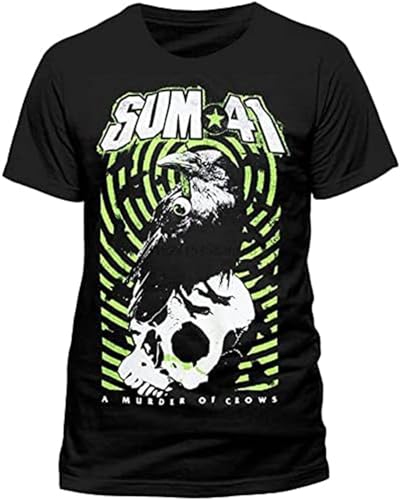HAODA Best Graphic Tees Mens Sum 41 Crow Crew Neck Design Short Sleeve T Shirts Size 3XL HAODA Best Graphic Tees Mens Sum 41 Crow Crew Neck Design Short Sleeve T Shirts Size 3XL von XYREN