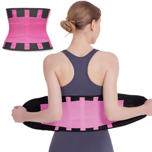 XYTAHDM Waist Trainer Damen, Bauchweggürtel Gürtel Verstellbarer Taille Cincher Taillenmieder für Fitnesstraining Damen Herren Figurformend Abnehmen Waisttrainer Taillenformer von XYTAHDM