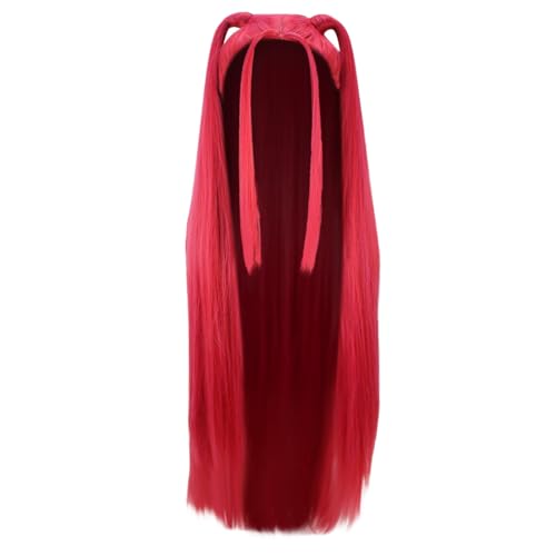 Huntrix Perücke Dämon Kostüm Perücke Kinder Erwachsene Cosplay Wig Huntr/x Anime Jäger Popsänger Idol Haarteil Mädchen Kinder für Karneval Halloween Party von XYYYHTL