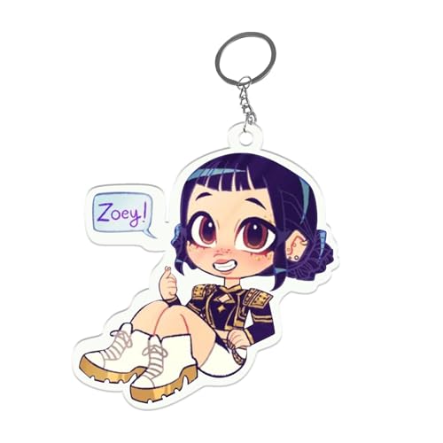 XYYYHTL Huntrix Schlüsselanhänger Huntrx/X Anime Figur Souvenir Schlüsselringe Jungen und Mädchen Rucksack Anhänger Pop Figuren aus Acrylic Geschenk Zubehör von XYYYHTL